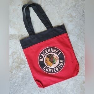 LIMITED EDITION Blackhawks Convention Red/black Canvas Bag